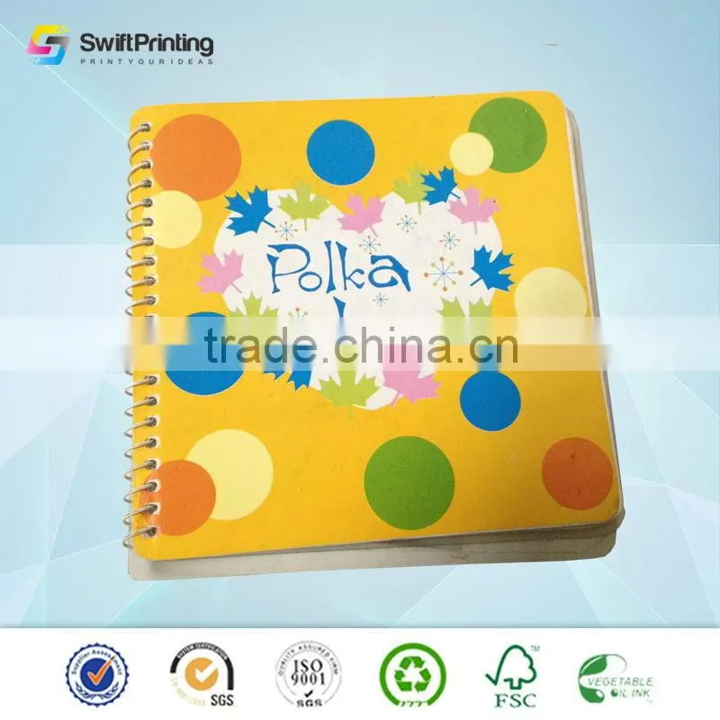 Super quality Crazy Selling lined spiral bound notebook printing
