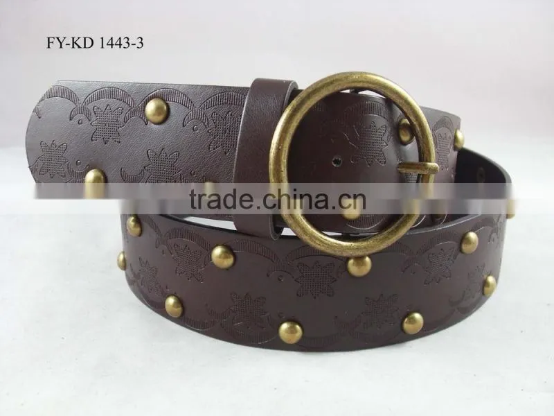 metal studs leather belts
