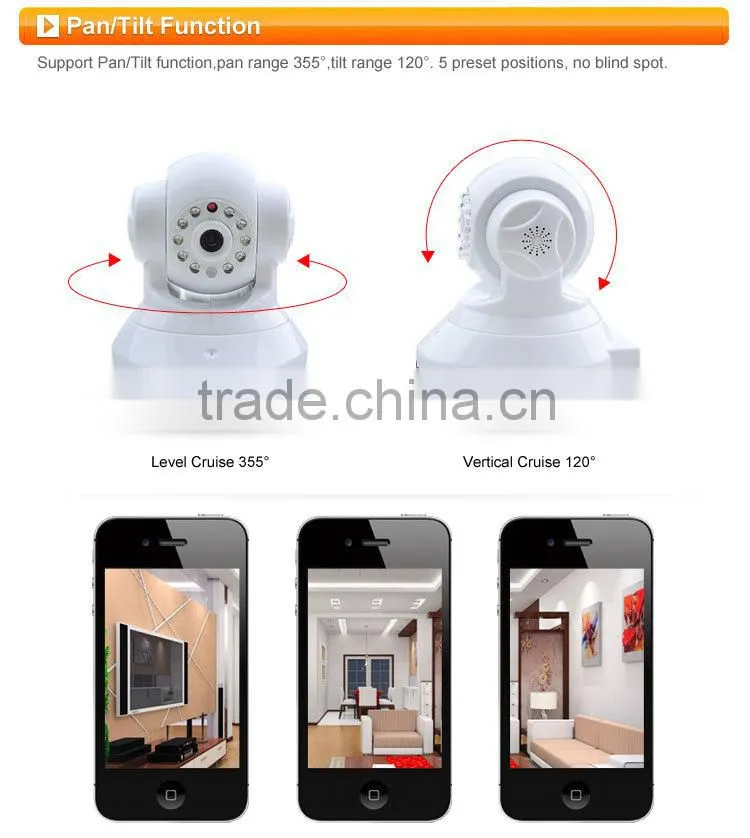 Dual Antenna Wireless Alarm WiFi Alarm Siren Camera Ip