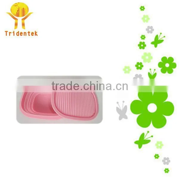 Hot Sale Healthy Portable Collapsible Silicone Lunch Box With Lids