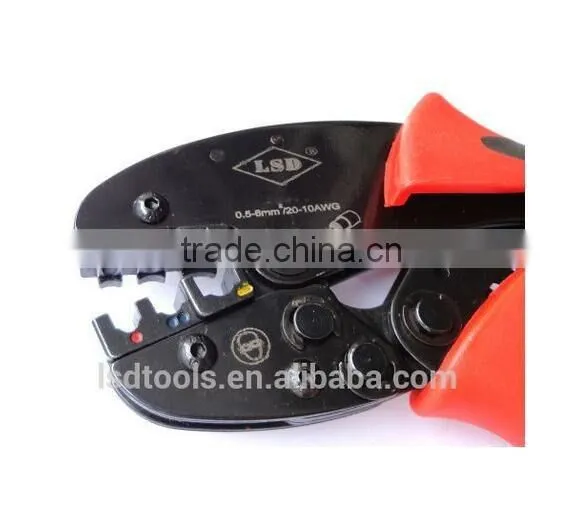 CE ROHS experience production for 10years LSDgood qutails pliers for surge connectors S-30J ratchet hand crimping tools