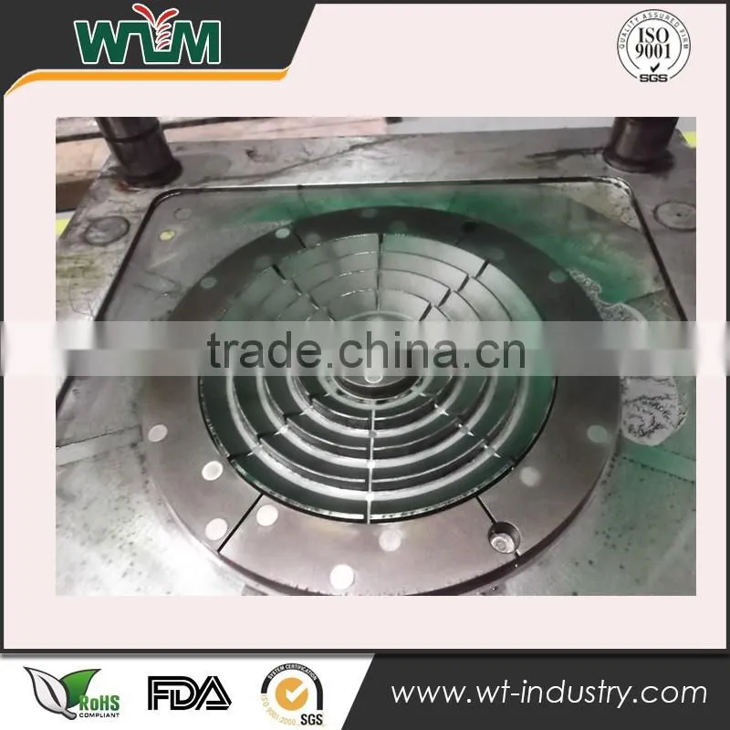Household fan plastic mould plastic OEM injection Fan Nets Cover mold Customs Design by China Supplier