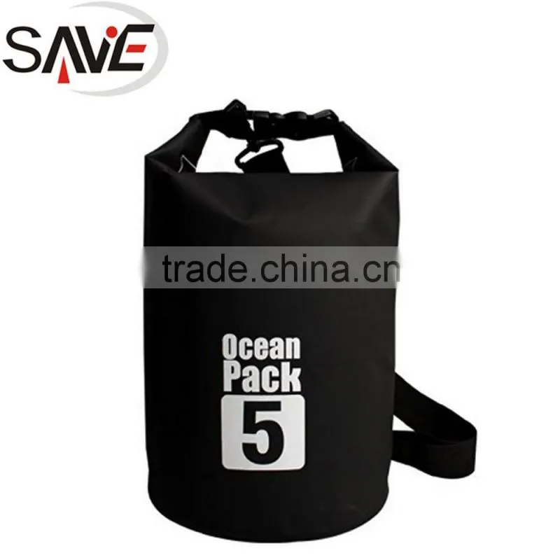 Trade Assurance China Wholesale Latest Sport 5L 500D PVC Tarpaulin Waterproof Outdoor Dry Bag