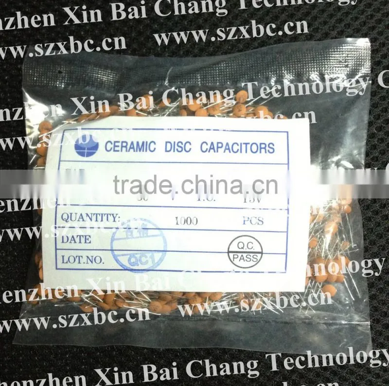 104PF 50V ceramic disc capacitor