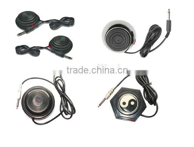 Wholesale tattoo machine Heavy duty Stainless Steel foot foot switch rechargeable wireless foot pedal