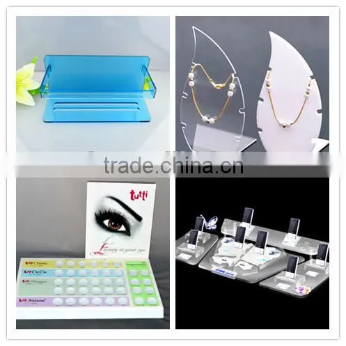 Hot sale clear A6 slanted acrylic plastic menu holder