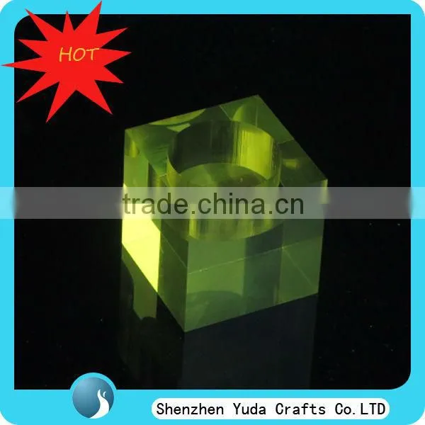 Wholesale Crystal Acrylic Wedding Candle Holder, Plexiglass Candle Holder for Tealight, Glass Candle Holder