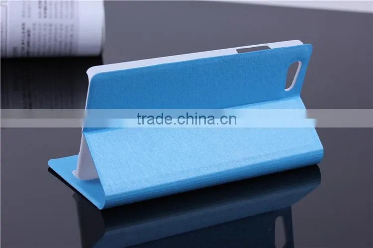 2015 Hot New product phone cases Leather flip cover case for OPPO R8007