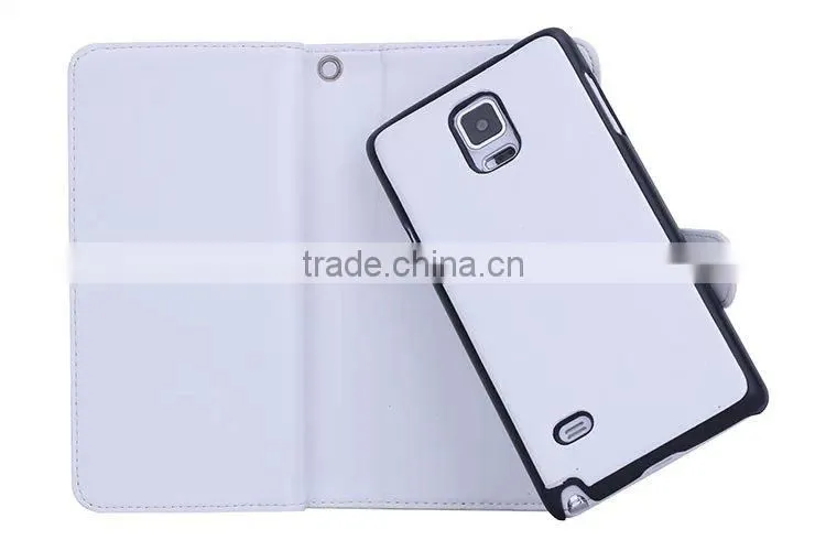 2015 UNIQUE PU Leather back shell case for Samsung Galaxy note 4 Wallet case,fashion pattern with 9 card slots