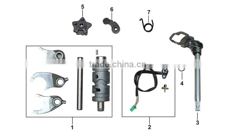 Motorcycle engine parts gear shifting arm for sale
