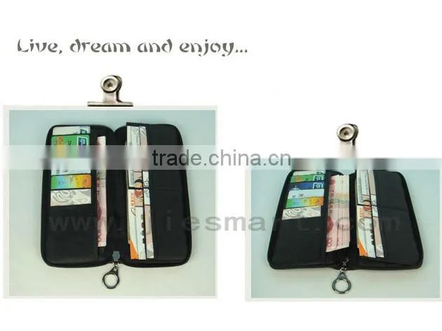 microfiber wallet digital printing lady purse