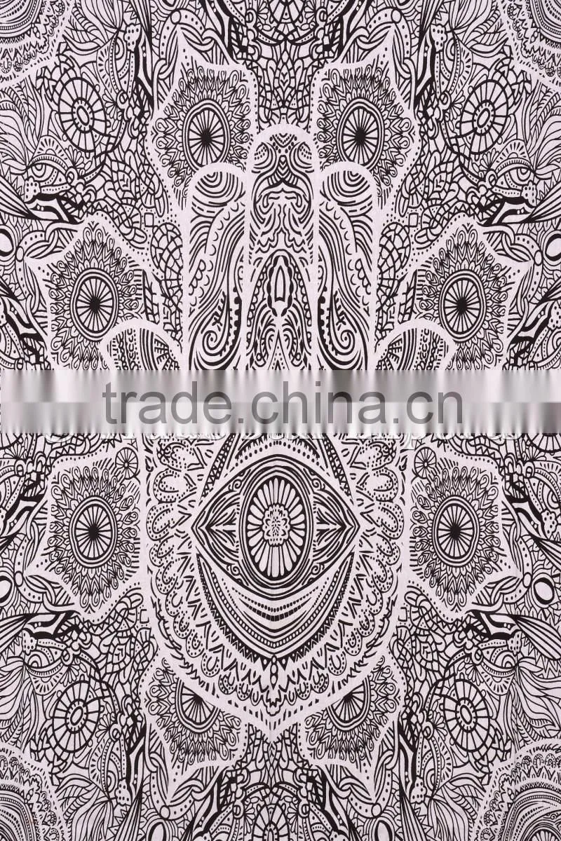 Twin Size Good luck Hamsa Hand of Fatima Islamic Wall Art Home Decorative Indian Cotton Wall Hanging Tapestry