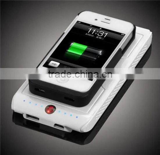 QI wireless portable phone charger, universal for iphone samsung android charger 8000mah