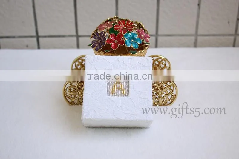 New arrival white jewelry box bracelet box necklace box with beaded name plate of A