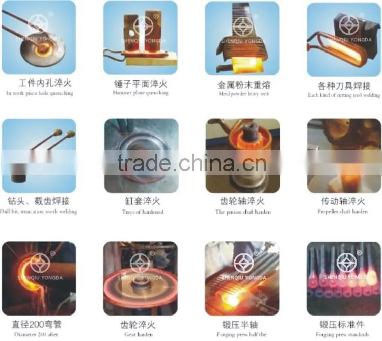 Auto feeding steel bars induction forging furnace