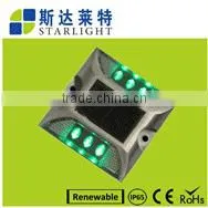 top selling yellow monocrystalline exit&entance solar led road stud