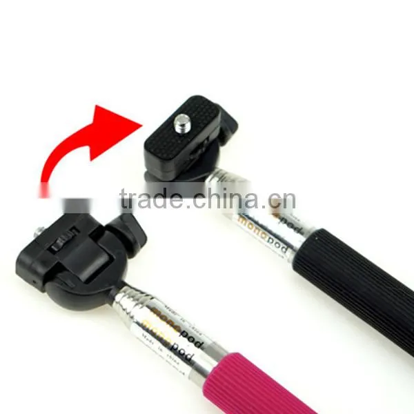 Hot sale colorful wireless monopod bluetooth selfie stick for smart phone