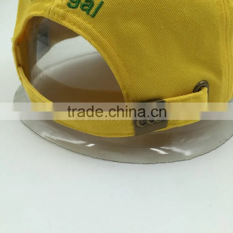 Custom long bill 6 panel 3D Embroidered Baseball Cap