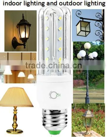 modern style U sharp led lighting led bulb e27 3w 5W LED Corn light U sharp led energy saving lights