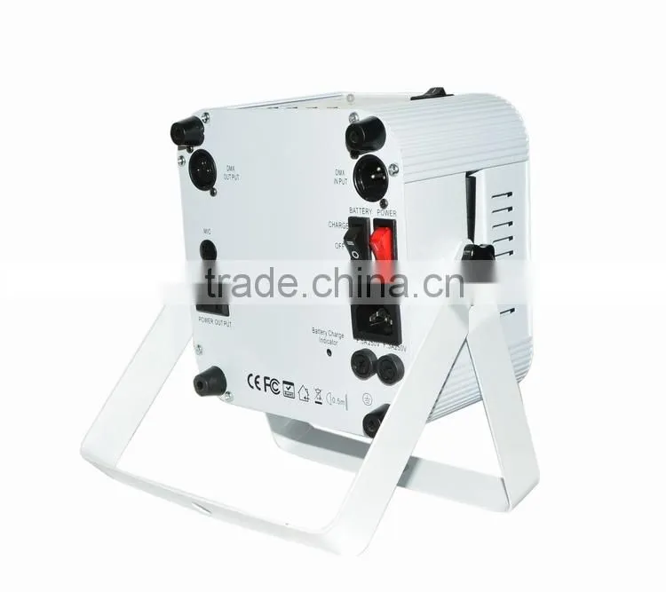 6*12W battery led par