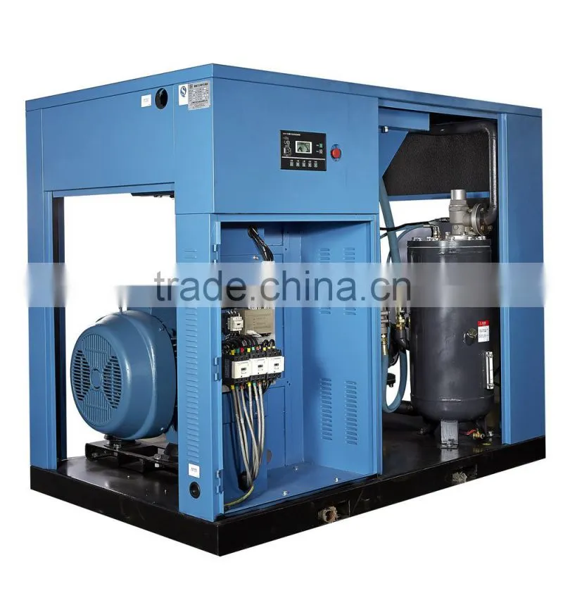 75kw/100hp factory Direct Driven screw air compressor (GHH air end)