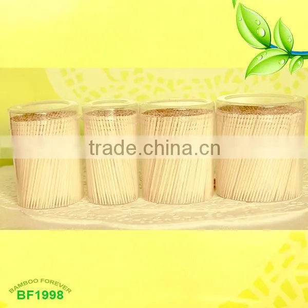 1000pcs per jar Bamboo Toothpick in soft jar