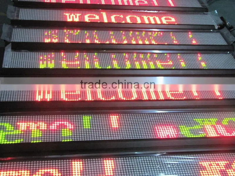 Sinoela full color indoor lights led message board, semi outdoor LED Message panel Multi Lines, advertising led signs display