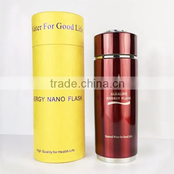 Alkaline water flask with carrybag packaging