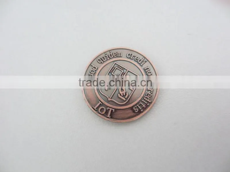 Metal game token coin with custom logo,Shopping custom metal token coin