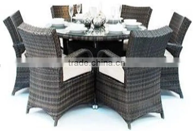 Wholesale Hot Selling All Weather Garden Furniture of Rattan Dining Set