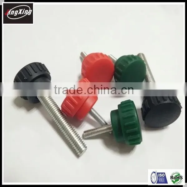star clamping knob screw, plastic star knob bolt, machine star knob
