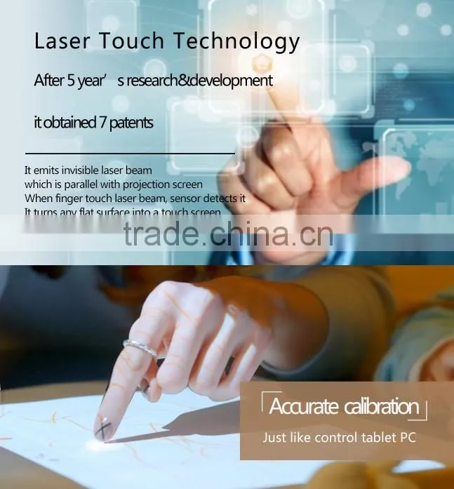 3D Lazertouch pick Mini Projector