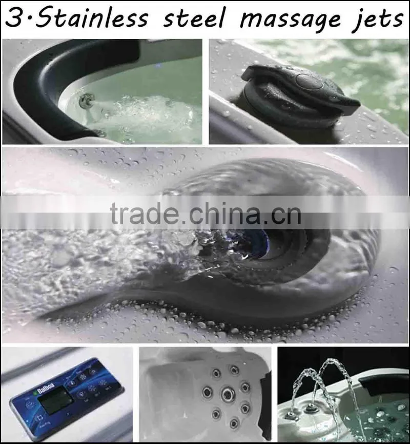 Classical series 7 person massage bathtub