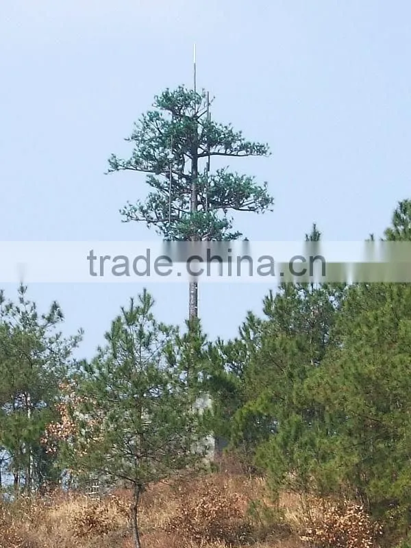 Camouflaged telecom antenna bionics monopole