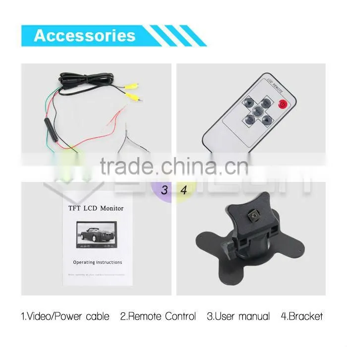 Top quality and Factory outlets New Panel 9 inch rear view mirror monitor