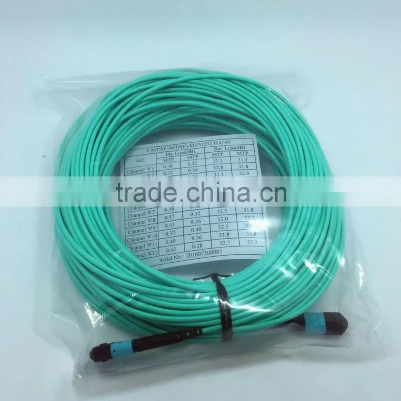 high quality MTP fiber optic patch cord