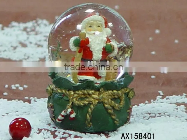 Resin Christmas Craft, Santa Claus Resin Christmas Craft, Snow Globe Resin Christmas Craft