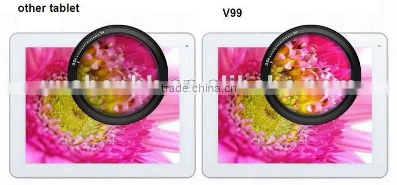 V99 Retina display 9.7 inch android tablet MID 2048x1536 Pixels IPS Screen Dual Core Bluetooth 10000mAh battery 09