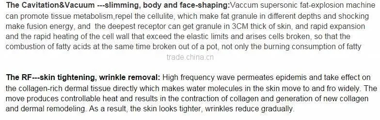 4 IN 1 Multifunctional Body Slimming Treatment Machine Cavitation Body Shaping Machine