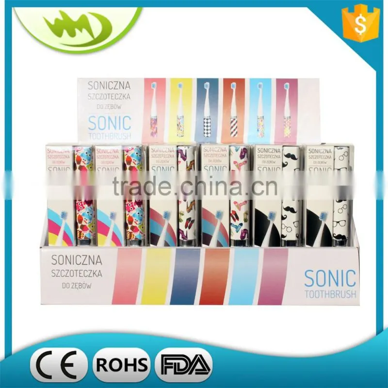 Mini Sonic Power Electric Toothbrushes,Popular Kids Sonic Toothbrush with Battery Operated
