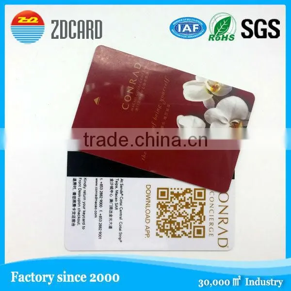custom size glossy laminated spot UV pvc card