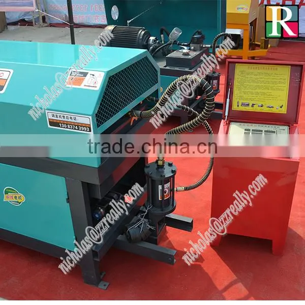 High quality deformed bar and round bar wire straightening and cutting machine