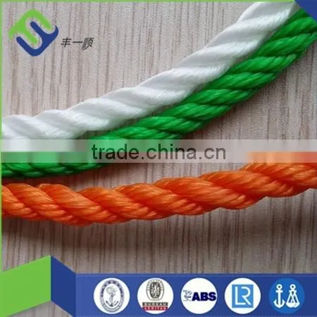 colorful twisted PE fishing rope for sale
