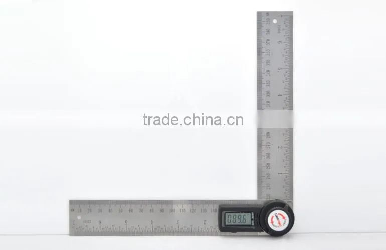 stainless steel blade 2&1 Digital Angle scale Ruler