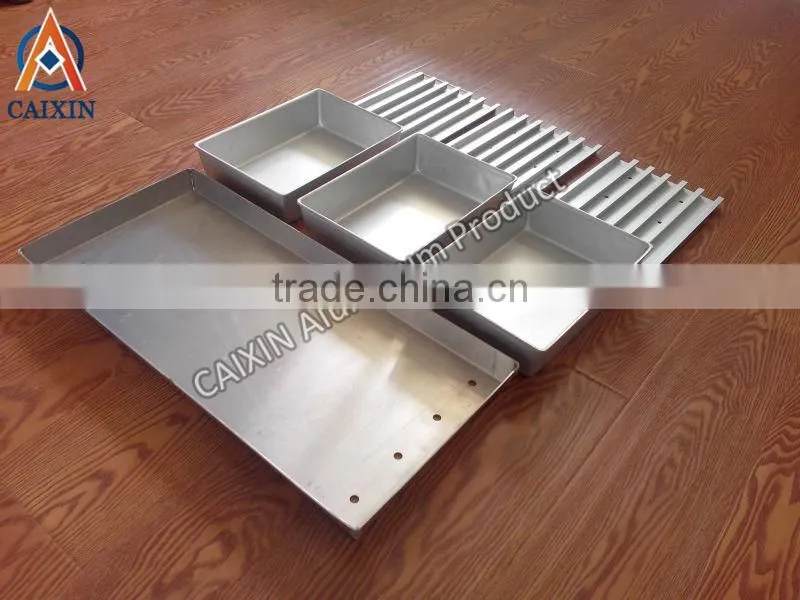 seafood fast frozen tray, Anode Aluminium Alloy sheet pan, sheet metal trays