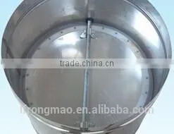 Round manual air damper
