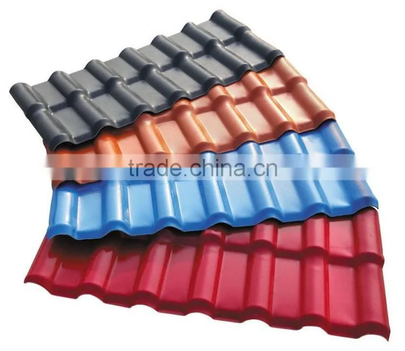 pvc glazed roof tile extrusion machine/pvc tile making machine/pvc tile machine