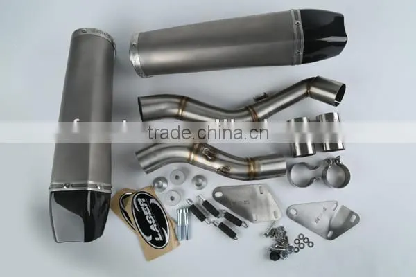 For SUZUKI GSX-R1000 2009-2011 SM Motorcycle Exhaust Pipe LASER Delta slip-on mufflerset