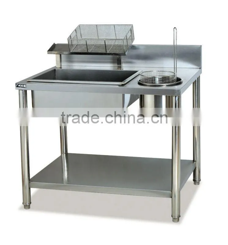 freestanding Electric 2tank &2 basket Deep Fryer with Timer DF-26A