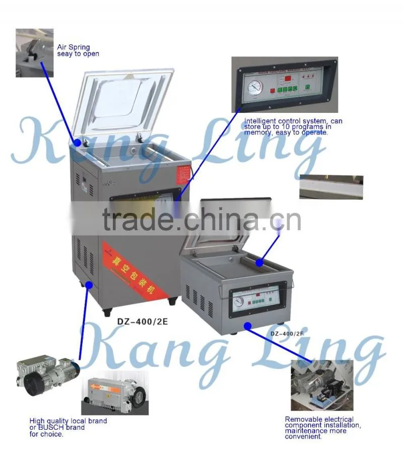 DZ400 Food Vacuum Packaging Machine